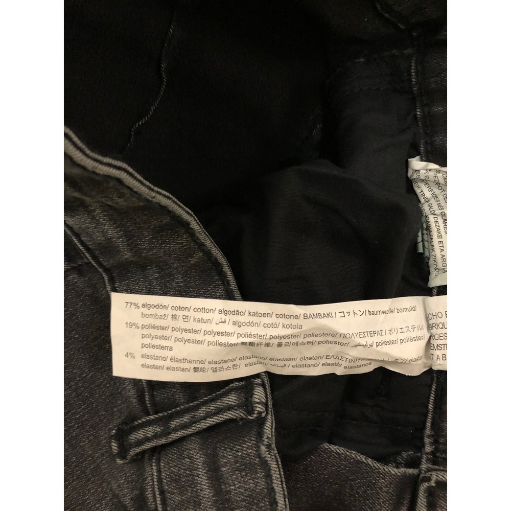 Zara Jeans Women 6 (26x28) Black NWT Super Elastic Hi-Rise Shaper Ankle Length - Picture 6 of 11